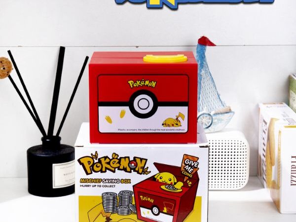 Alcancía comemonedas Pikachu