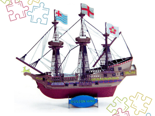 Barco pirata Cierva- Armable 3D