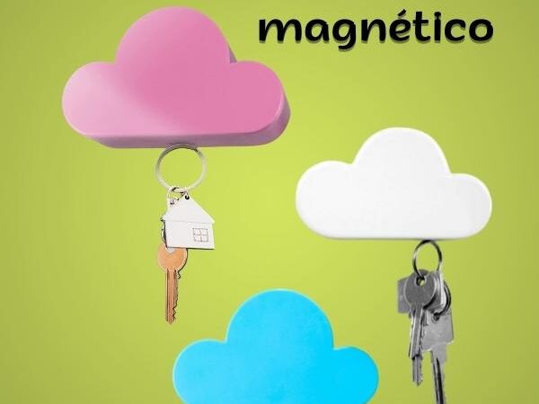 Porta llaves magnético autoadhesivo Nube