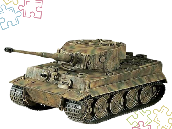 Tanque Tiger I - Armable 3D