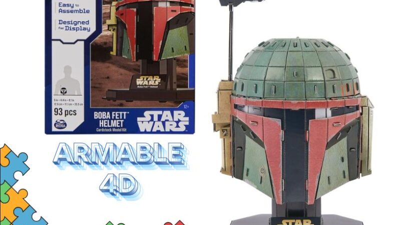 Rompecabezas Armable Cartón 4D Star Wars - Boba Fett