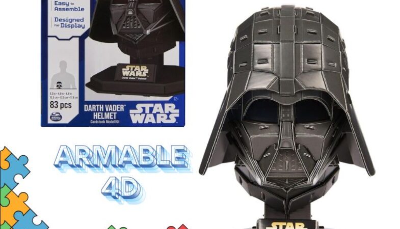 Rompecabezas Armable Cartón 4D Star Wars - Darth Vader