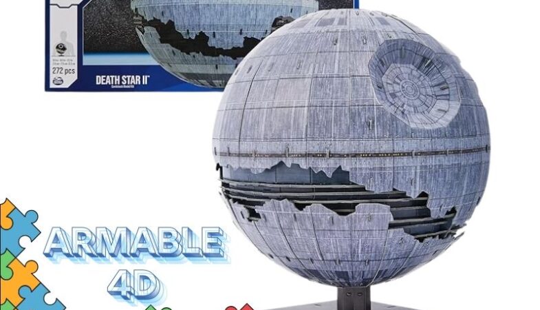 Rompecabezas Armable Cartón 4D Star Wars - Death Star II
