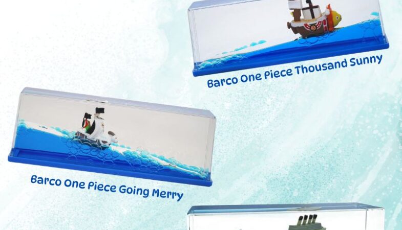 Barco decorativo en acrílico